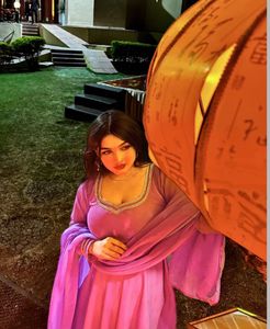 Purple Anarkali Suit