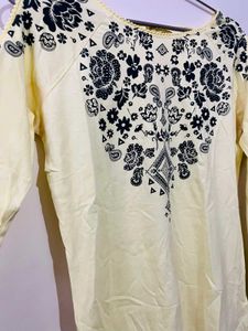 Floral Cold Shoulder Top