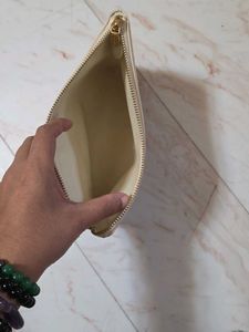 Charles And Keith Offwhite Pouch