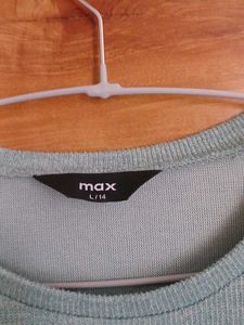 Sea Green Long Sleeve Winter Top