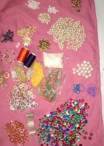 Many Items For Decoration, Crafts, Work.And Other