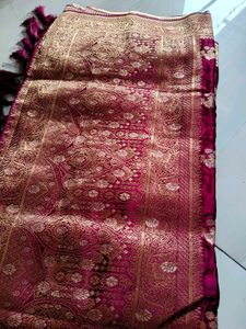 Elegant Maroon Saree