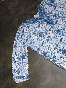 Floral Print Tunic Top