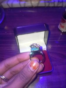 Sparkling Floral Ring