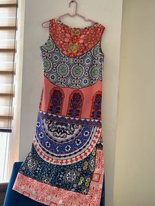 Colorful Sleeveless Dress
