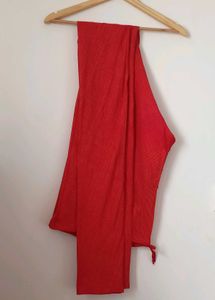 Red Cotton Salwar Dupatta Set