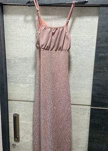 Sparkly Pink Maxi Dress
