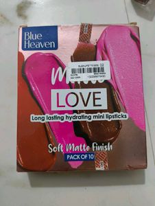 Blue Heaven Soft Matte Long Lasting Mini Lipsticks
