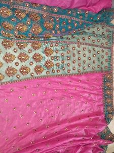 Heavy Stone Work Lehnga Saree In Two Colours