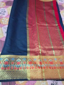 Beautiful New Unused Saree With Blouse Pc
