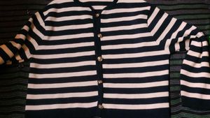 Striped Knit Cardigan