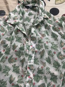 MAX Sheer Floral Blouse
