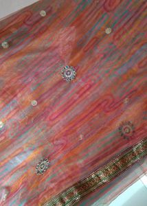 Multi Colour Net Saree