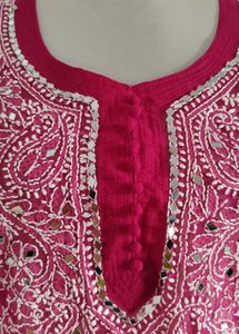 Chikankari Sheer Kurta