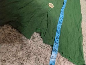 Green Button-Down Dress