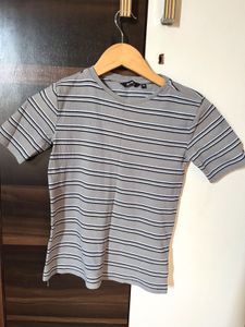 Striped Grey T-Shirt