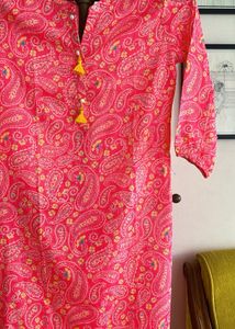 Pink Kurta Coord Set