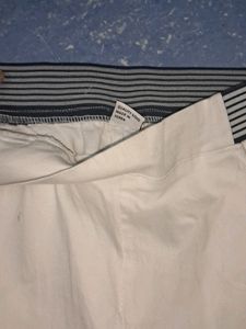 White Stretchable Pants Like New