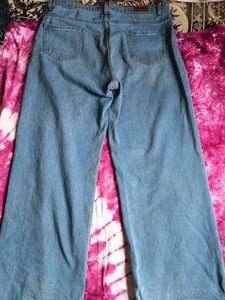 Wide Leg Light Wash Jeans