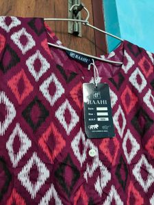Bohemian Print Button-Down Dress