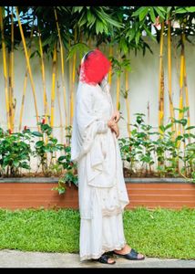 off white churidar set