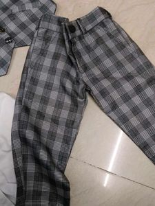 White and black party wear