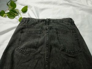 Gray Denim Jeans