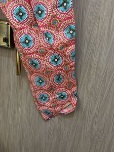 Co-ord Set - Printed Palazzos With Short Kurta