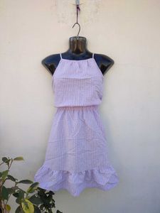 H&amp;M Cute Lilac Cut Out Dress