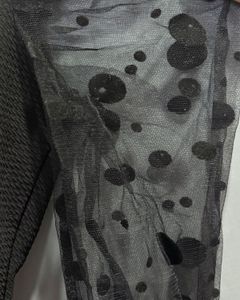 Black Baloon Sleeves Top