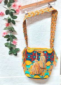 🎁Buy Two Get One Free🎁Colorful Handwoven 🧶 Bag