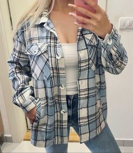 Pintresty oversized check shirt