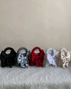 Beaded Bow Handbags