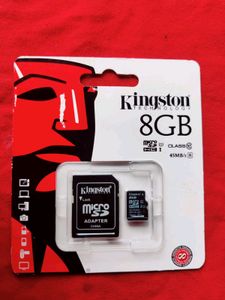 Kingston 8GB Class 4 MicroSDHC Card W/ Adapter