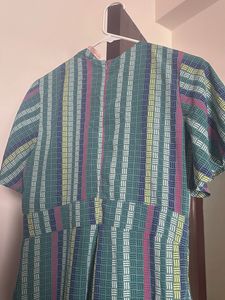 Patterned Green Jumpsuit
