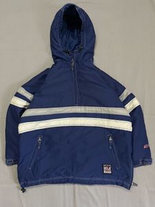 Y2K UCLA Striped Pullover Jacket