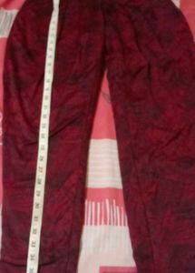 Pink Patterned Pants