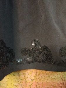 Girls&#39; Black Sequinned Party Dress