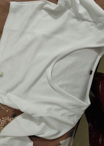 White Athletic Tank Top