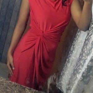 Red Sleeveless Dress