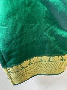 Green Cotton Saree