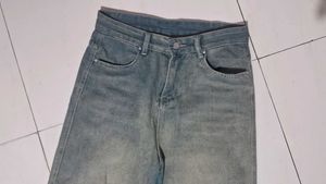 Vintage Wash Straight Leg Jean