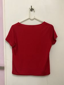 red fitted tshirt