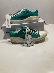 Zara Green Sneakers 39 SIZE ORIGINAL BRAND NEW 🆕