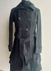 Today‼️Festive Offer Grey,Woollen  Coat For Winter