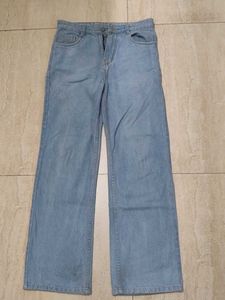 Wide Leg Denim Jeans