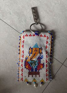 Beaded Pouch For Mobile