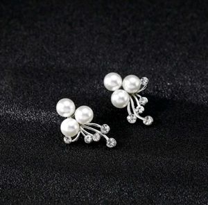 Rhodium Pearl Jewel Set