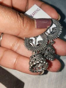 Floral Jhumka Earrings