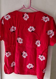 ZARA Floral Casual Top